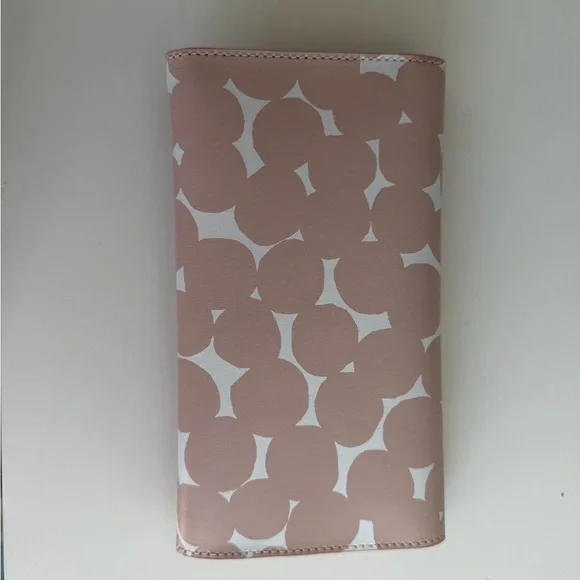 Kate Spade Blush and White Patterned Wallet - Picture 2 of 4
